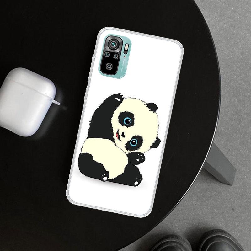 Cartoon Cute Panda Bear Phone Case Cover for Xiaomi Redmi Note 15 14 13 12 11 Pro Plus 14S 12S 11S 11T 11E 10S 10 Customized Fun