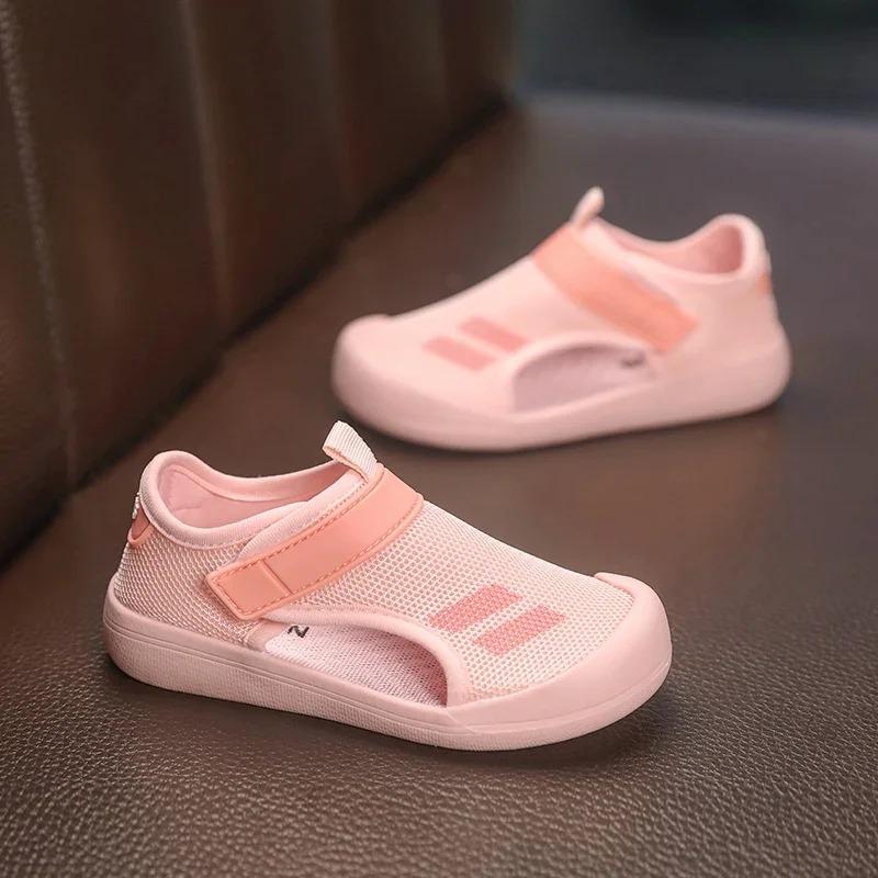 Summer Children Casual Shoes Boys Beach Sandals Kids Lightweight Closed Toe Baby Sport Sandals Girls