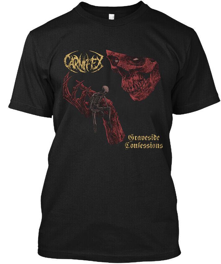 New Limited Carnifex - GRAVESIDE CONFESSIONS MAN WOMAN T-Shirt Size S to 5XL S