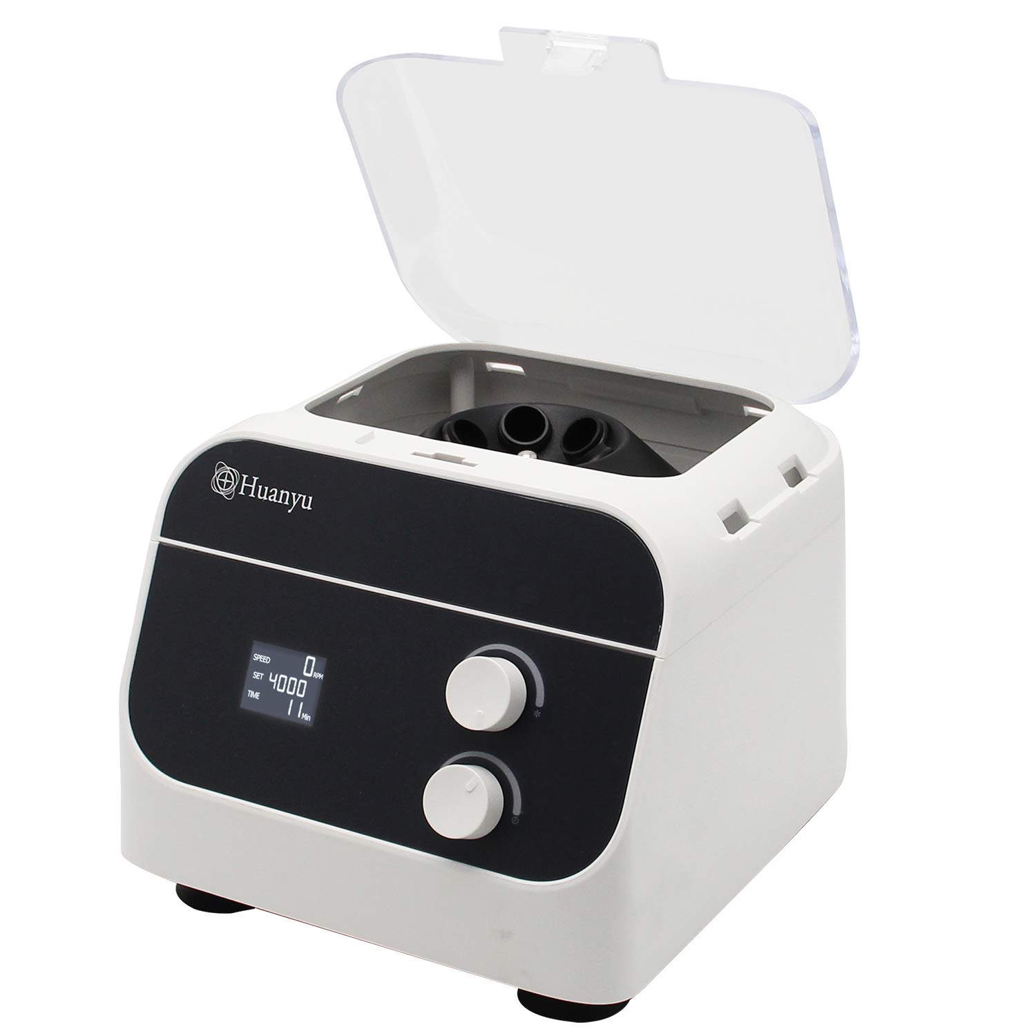 

Huanyu Centrifuge 10ml x 6 Tabletop Centrifuge 4000rpm Variable Speed Maximum Relative Centrifugal Force 1920XG Lab Centrifuge Minute Timer For Beauty