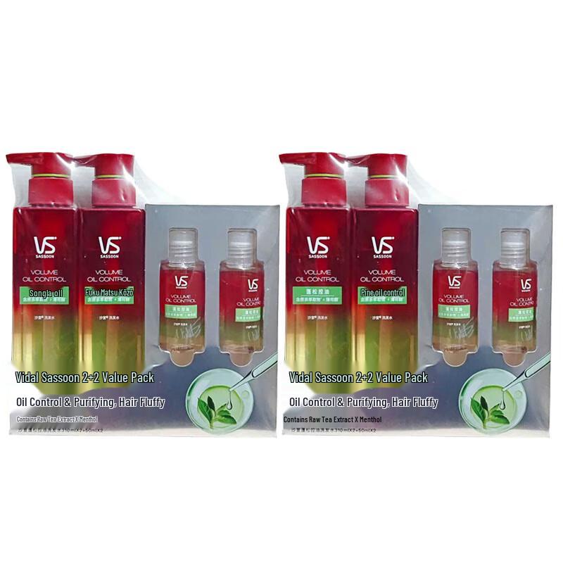 Vidal Sassoon Oil Control & Volumizing Shampoo Mega Set