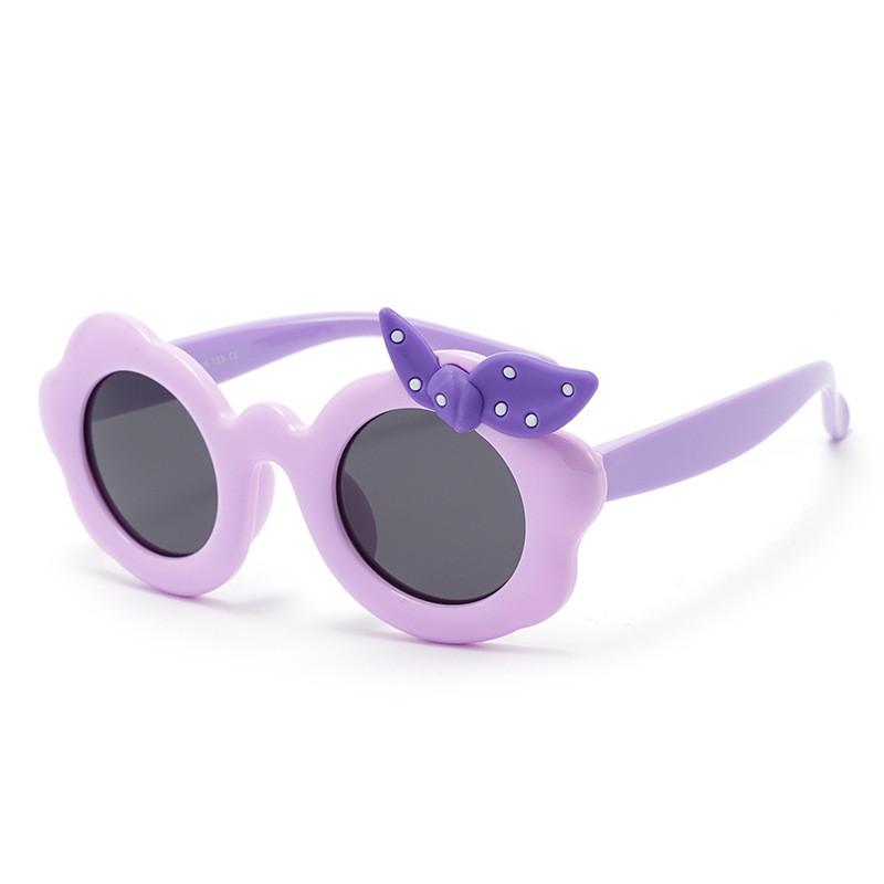 Childrens Butterfly Shape Sunglasses With Polarized Tac Lenses For Uv400 Sun Protection