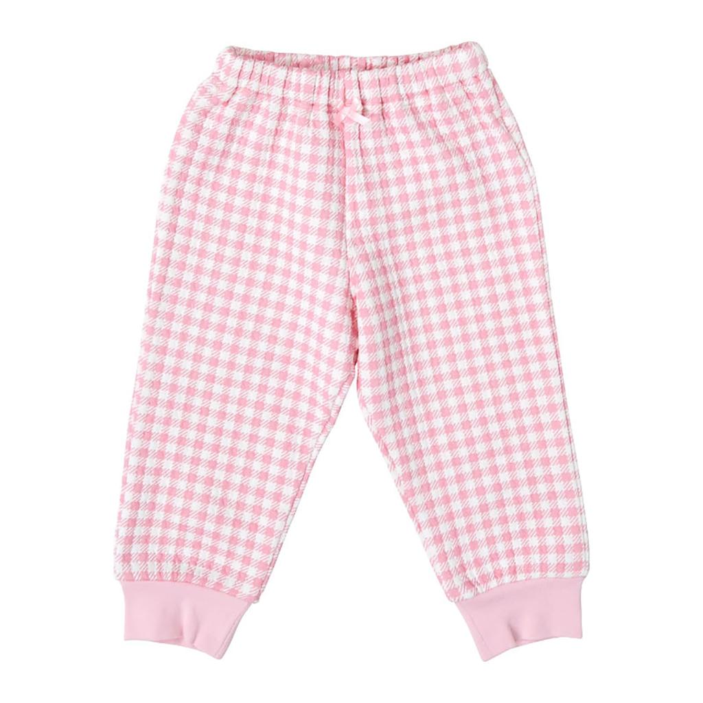 Sanrio Quilted Hello Long Top and Bottom 237256 Kids' Pajamas, Kitty, 90cm, 100% Cotton, Sleeve, Set,