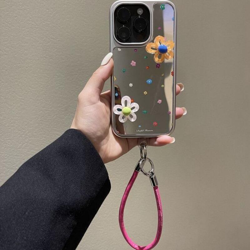 Summer Dopamine Florals Are Suitable for Apple 16 Promax Mobile Phone Case IPhone 15 New Model