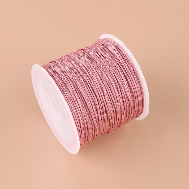 Boting Jade No. 72 0.8mm Nylon Thread for DIY Braided Cord Bracelet Weaving and Pendant Making.