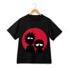 Rick and Morty Streetwear Graphic T-Shirt Red Circle Silhouette Tee