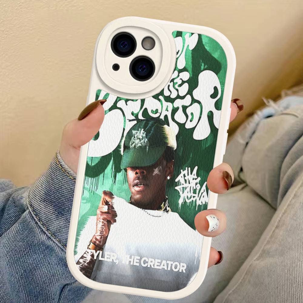 T-Tylers The Creator Rapper For IPhone 16 15 14 13 12 11 Pro Max Plus Leather Phone Cover