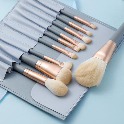 Cangzhou Make-up Pinselset mit weichen Borsten und Aufbewahrungstasche - Enthält Pinsel für losen Puder und Rouge.
