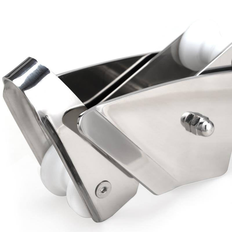 HANSE MARINE Boat Parts Stainless Steel Selflauching Anchor Bow Roller Mirror Polished for Marine Boat Yacht