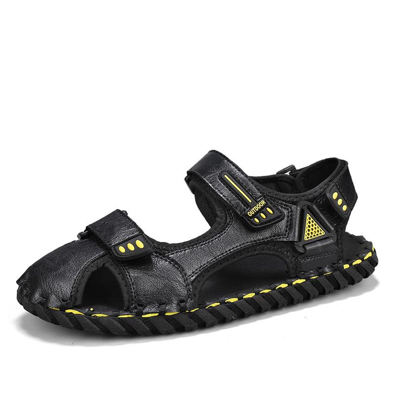 2025 Sandalen Herren Sommer neu Strandschuhe rutschfest Oberbekleidung große Größe Herren lässige coole Hausschuhe