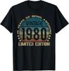 I'm Not Old I'm A Classic Vintage 1980 Gifts T-Shirt Clothing Personalized Clothing Y2k Camisas Streetwear Unisex