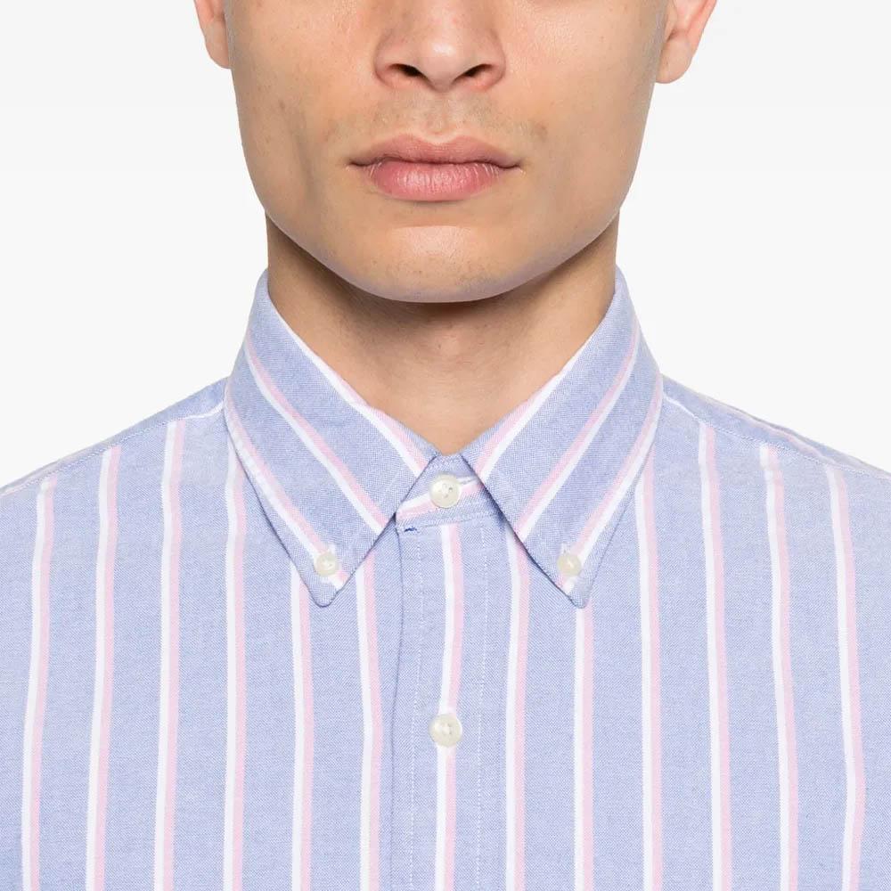 Polo Ralph Lauren Striped Slim Fit Long Sleeve Shirt Men shirts Light-Blue 710928918-002