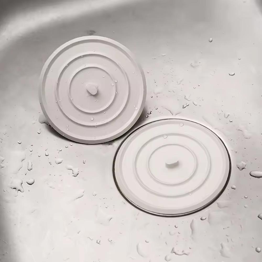 Leak Proof Sink Cover Circular Silicone Drain Plug Odor Proof and Blockage Proof Suitable for Bathtub Kitchen Floor Drain Cover