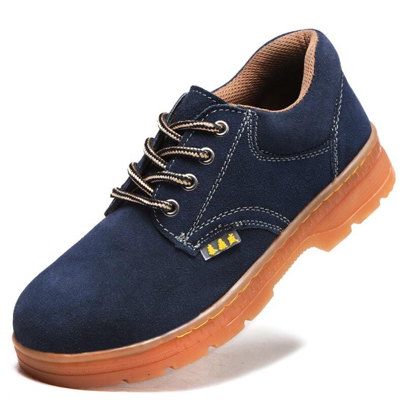 

Bozong Men s Suede Leather Safety Work Shoes 35