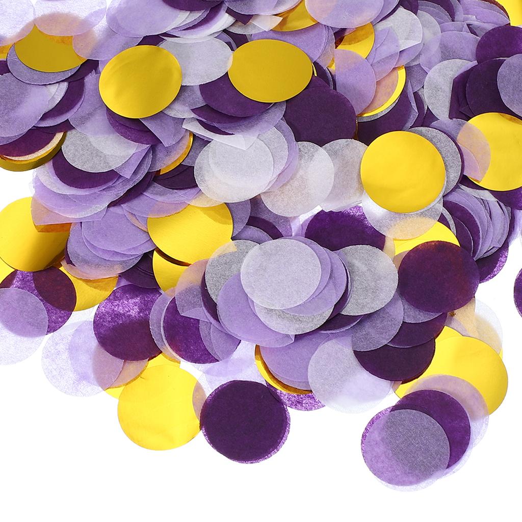 Ronde Tissuepapier Confetti 1 Inch Tafel Confetti Cirkel Stippen voor Bruiloft Verjaardag Feest Ballon Decoraties(1,76 oz)