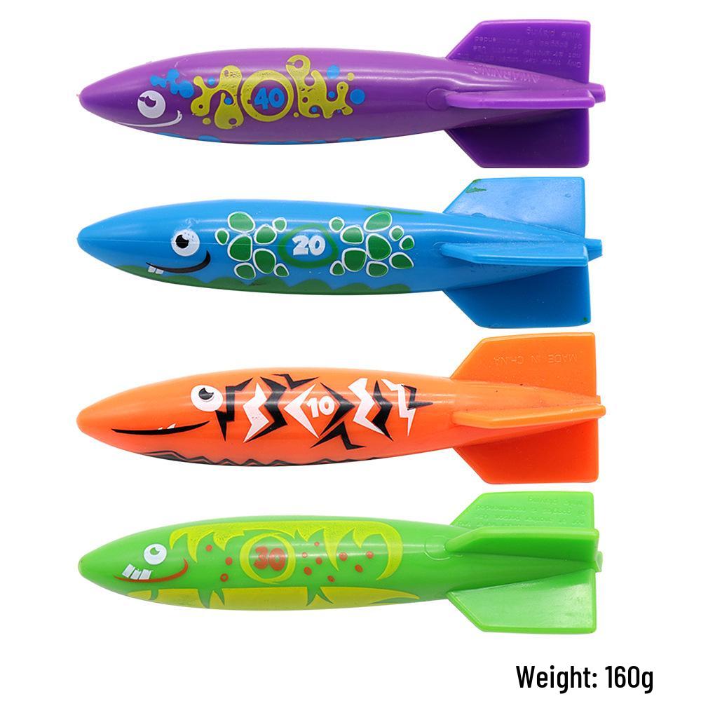 Cross-Border Diving Toy Set for Kids: Shark, Gem, and Fish Rings for Pool Fun