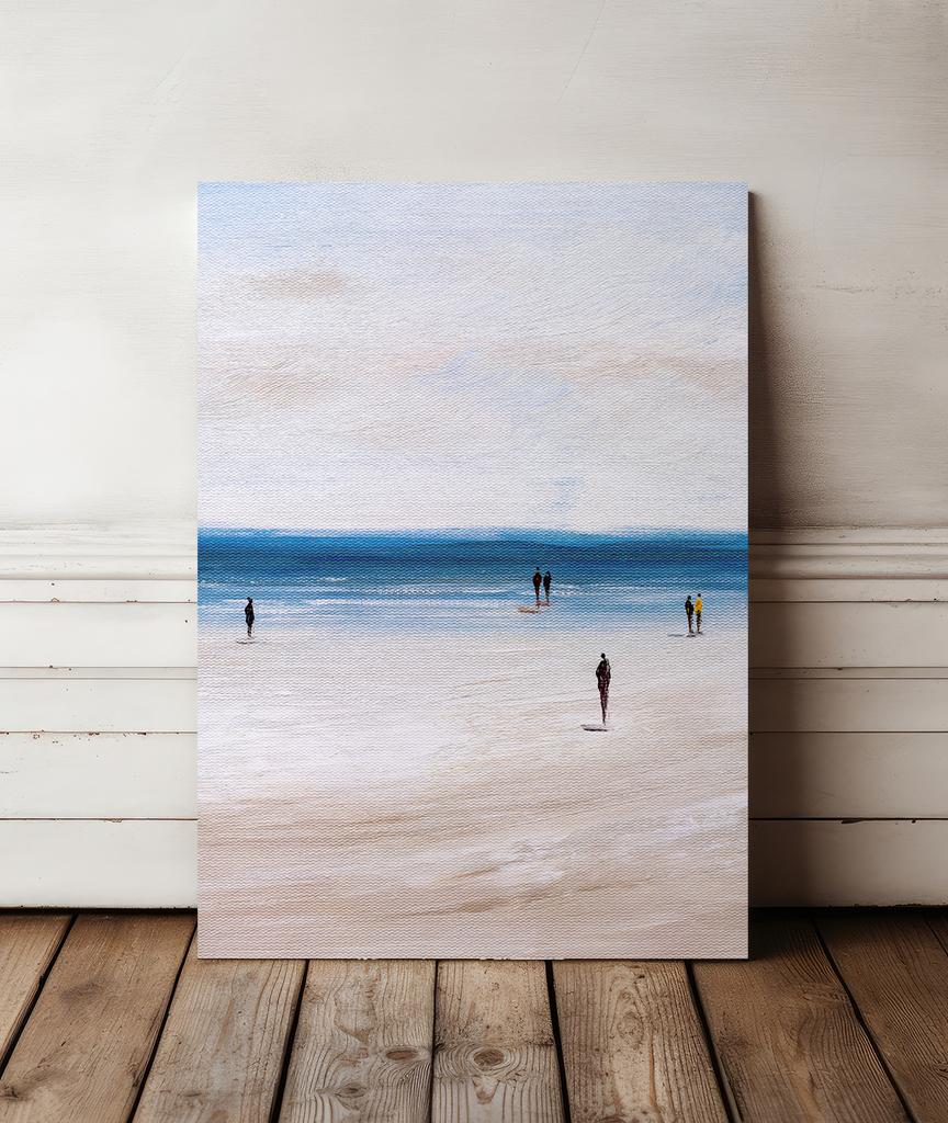 Plakat Strand Abstraktion Pastellfarben