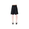 Y-3 FW22 Solid Color Irregular Casual Drawstring A-Line Shorts Men Shorts Black H63040