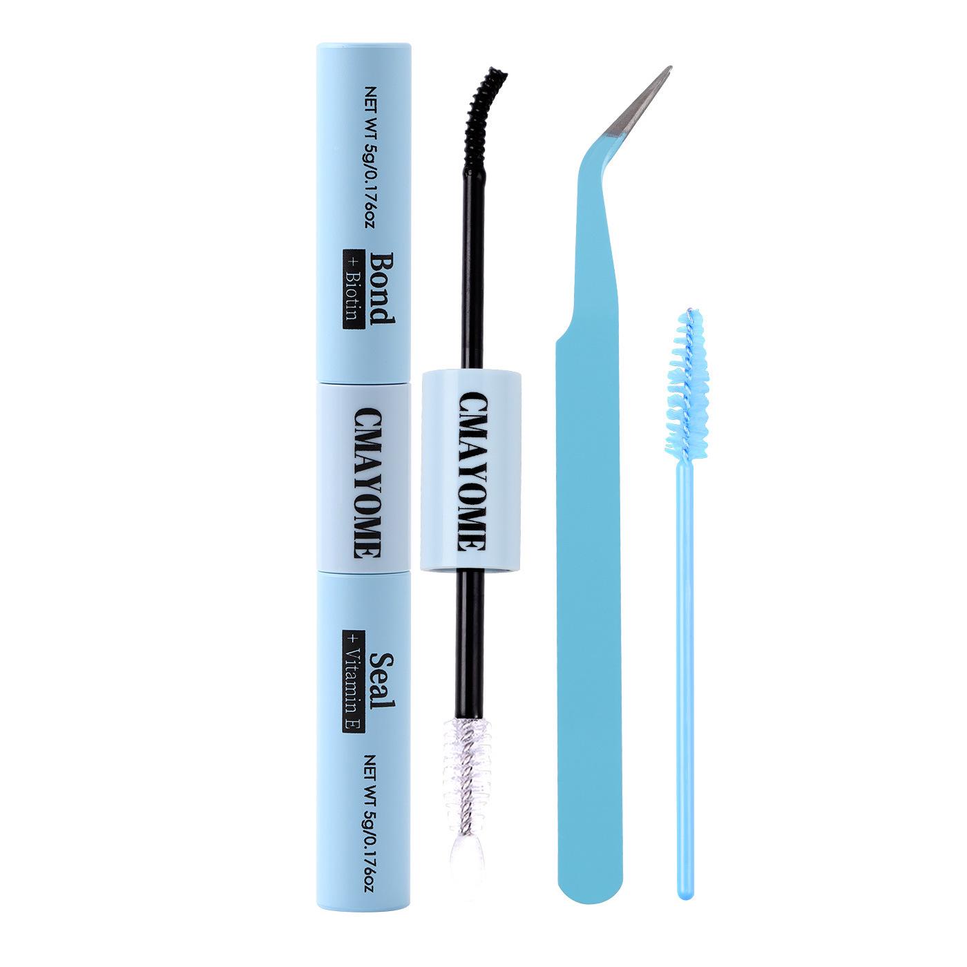Cross-Border D Curl Self-Adhesive Eyelash Set: 10-16mm Curly, Dense, Segmented DIY Pack