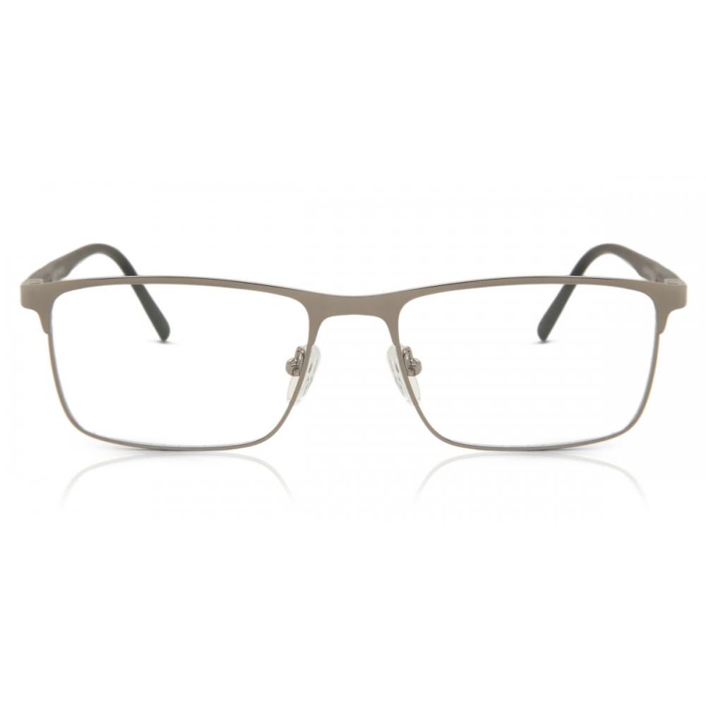 Full Rim Rectangle Silver Smartbuy Collection Blaire Asian Fit 605a Fashion Unisex Eyeglasses