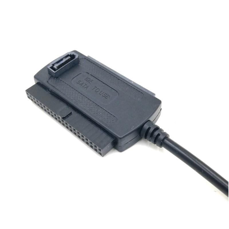 Hochgeschwindigkeits-USB-zu-IDE-Konverterkabel Unterstützt 2,5-Zoll/3,5-Zoll/5,25-Zoll-Festplatten und optische Laufwerke HDD-Übertragungskabel