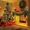 Icicle 10m 400 LED Curtain Lights, 30V Low Voltage, Connectable, 8-Mode Twinkling Christmas Waterfall Lights