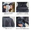 Kiu Visible Bicycle Rain and Perfect for and Rainy Features include a Sleeved Storage and Stylish and Cool for Outdoor and Reflective and Grid Poncho,