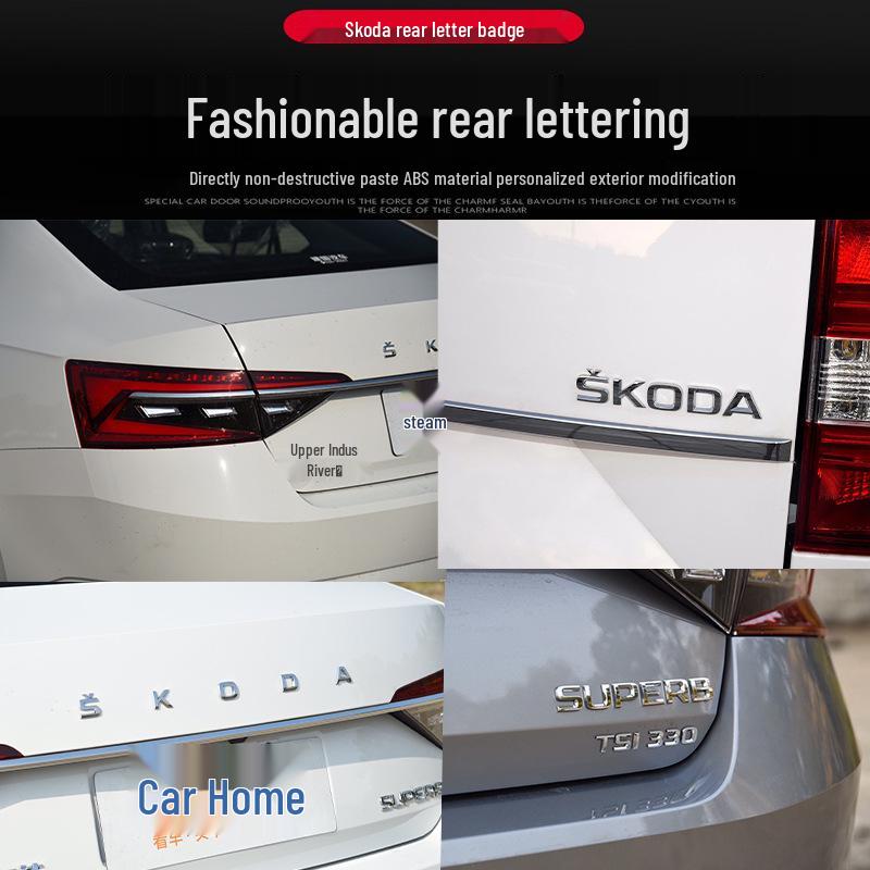 Skoda KODIAQ-märke, Rapid, SAIC Superb Bakluckemärke Modifiering