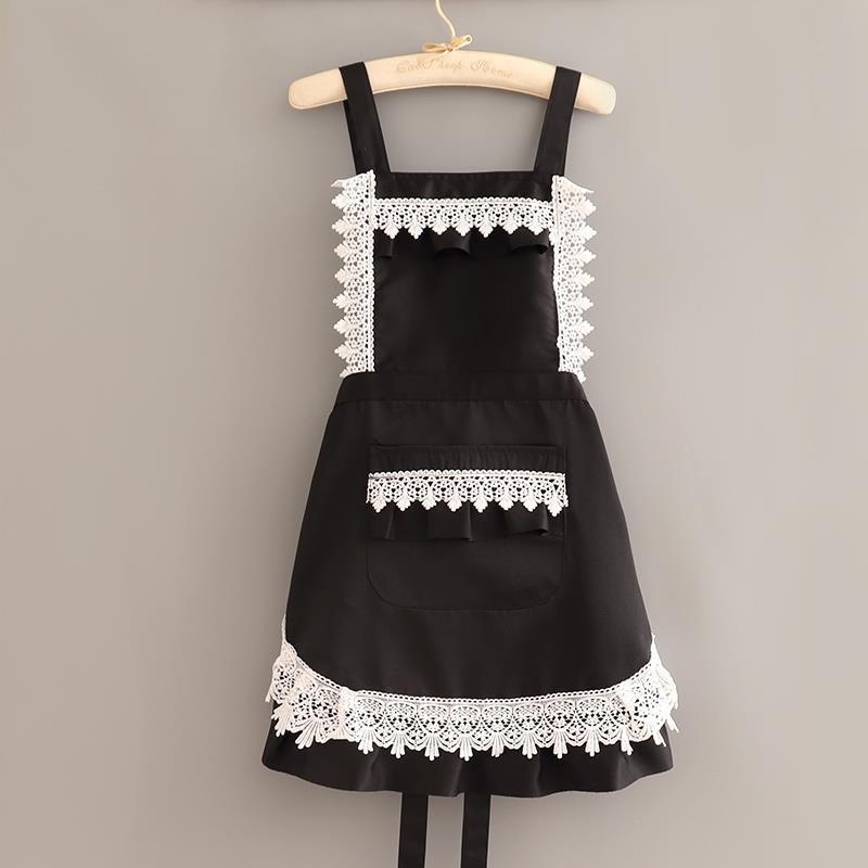 Japanese Style Oil-Proof Women's Apron for Manicure, Catering, and Cooking - Summer Work Uniform
