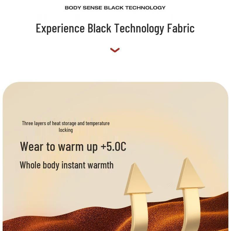 Women's Seamless Thermal Underwear Set - Round Neck, Autumn/Winter Warmth