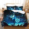 3D Anime Pokemonzd Bedding Set Cartoon Children Bedroom Quilt Cover Boy Girl Bedclothes Single Double King Pikachus Duvet Cover