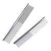 Hot Stainless Steel Pet Comb Long Teeth Comb for Dogs & Cats Pet Hair Comb for Home Grooming Kit Removes Knots Mats & Tangles
