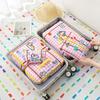 Cute Travel Storage Bag Large Capacity Waterproof Cartoon Portable Clothes Underwear Shoes Luggage Storage Bag With Zipper