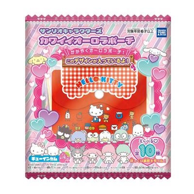 TAKARATOMY Sanrio Charaktere Kawaii Aurora Tasche Spielzeug Set von A.R.T.S. Kaugummi/Süßigkeiten [Box 10]