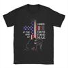 Stand For The Flag I Kneel For The Cross T Shirts for Men 100% Cotton Fun T-Shirt Crew Neck Tees Short Sleeve Clothing