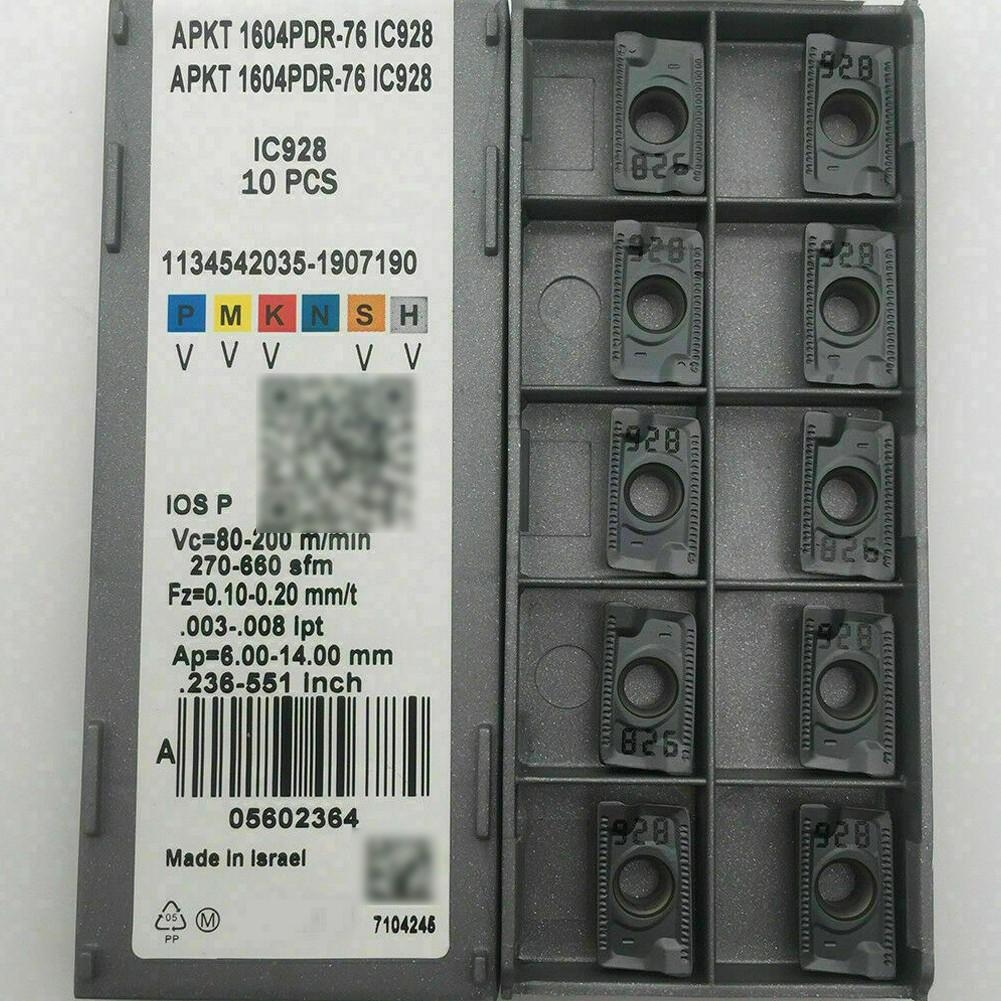 

10pcs Tool APKT 1604PD R-76 IC928 Grade CNC Carbide Inserts APKT1604 PD R 76