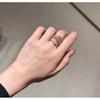 Diamond Studded Snake Ring with Scales and Dense Diamond Inlay 18k White Floral Ring Open In One Size Non-allergenic Material for Daily Wear