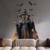 Halloween, Witch Window Sticker, Giant Horror, Silhouette Window Sticker, Party Decoration