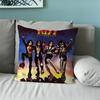 Rock Kiss Band Musik Kissenbezug Sofa Wohnzimmer Schlafzimmer Kopfteil Rückenlehne Kissen Quadratisches Kissen Nickerchenzeit