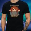 T-Shirt Herren Anime Spruch Motiv Baumwolle Größe S bis 5XL