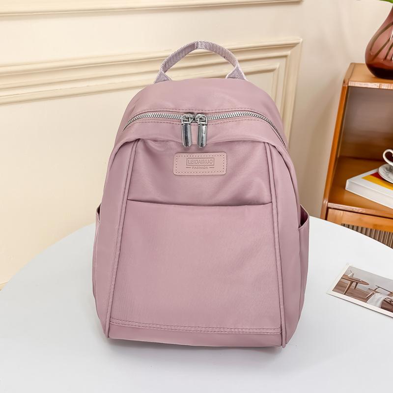 Schoolbag Fashion Versatile Backpack Women's Nylon Breast Bag Simple School Bag Mini Leisure Travel Small Backpack Bag College Student