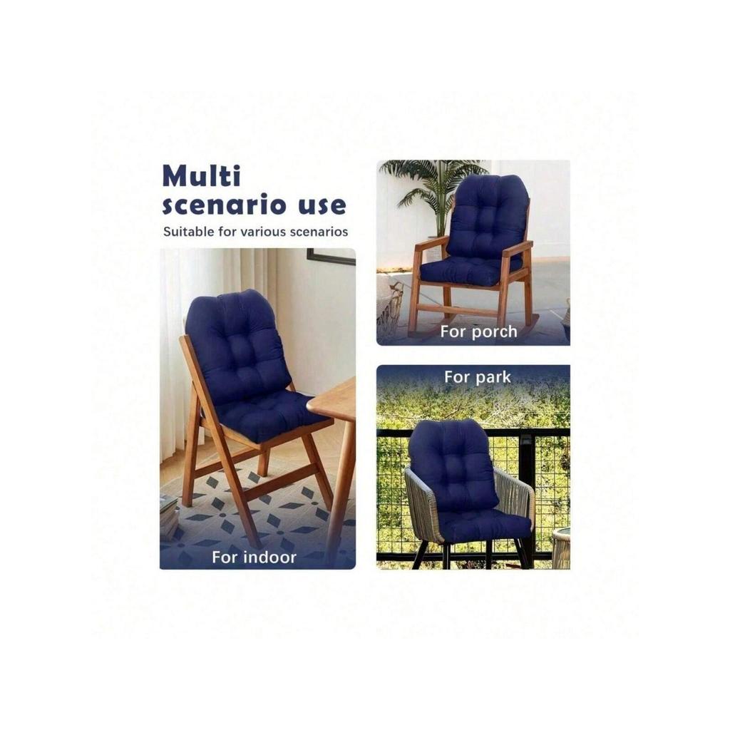 Waterproof Outdoor Seat Cushion, Courtyard Sofa Cushion, Rattan Rocking Chair Cushion, Thick Leisure Lying Chair Cushion
