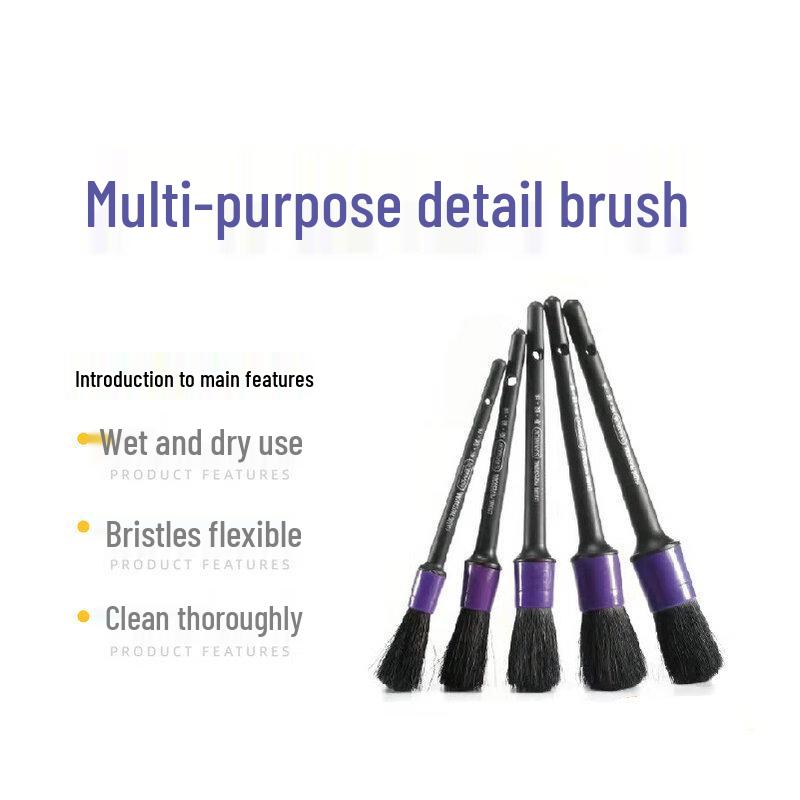Andisen 5-Piece Car Detailing Brush Set