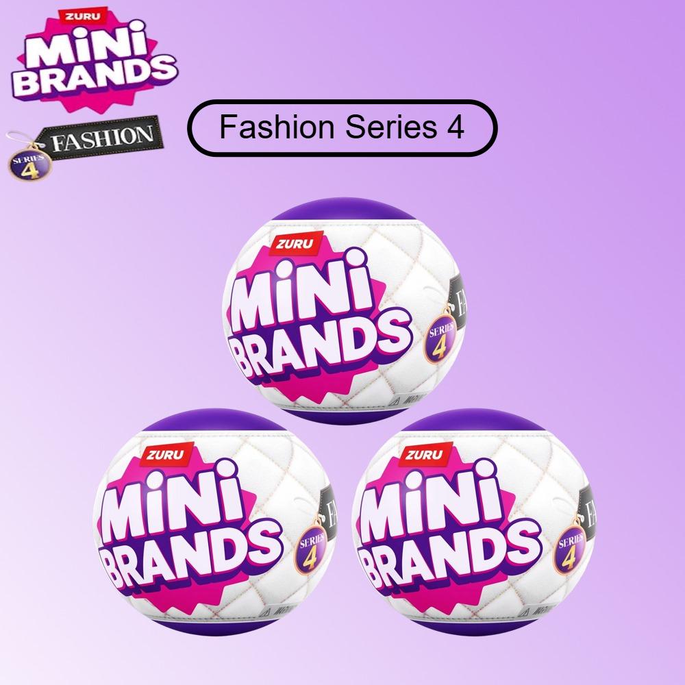 Mini Brand Series Zuru Fashion Series 4 - Sběratelská slepá krabička Kapsle Koule Módní taška Boty a doplňky Dětské hračky