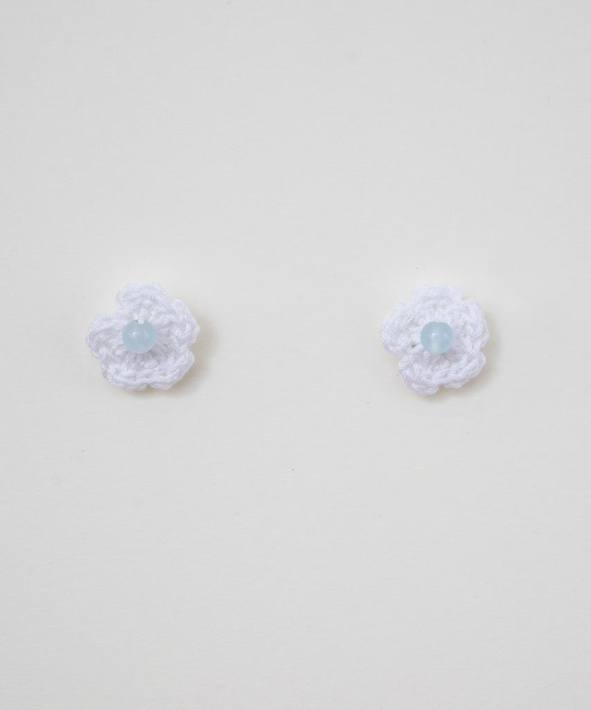Merrymotive Pure Flower Knit Earrings