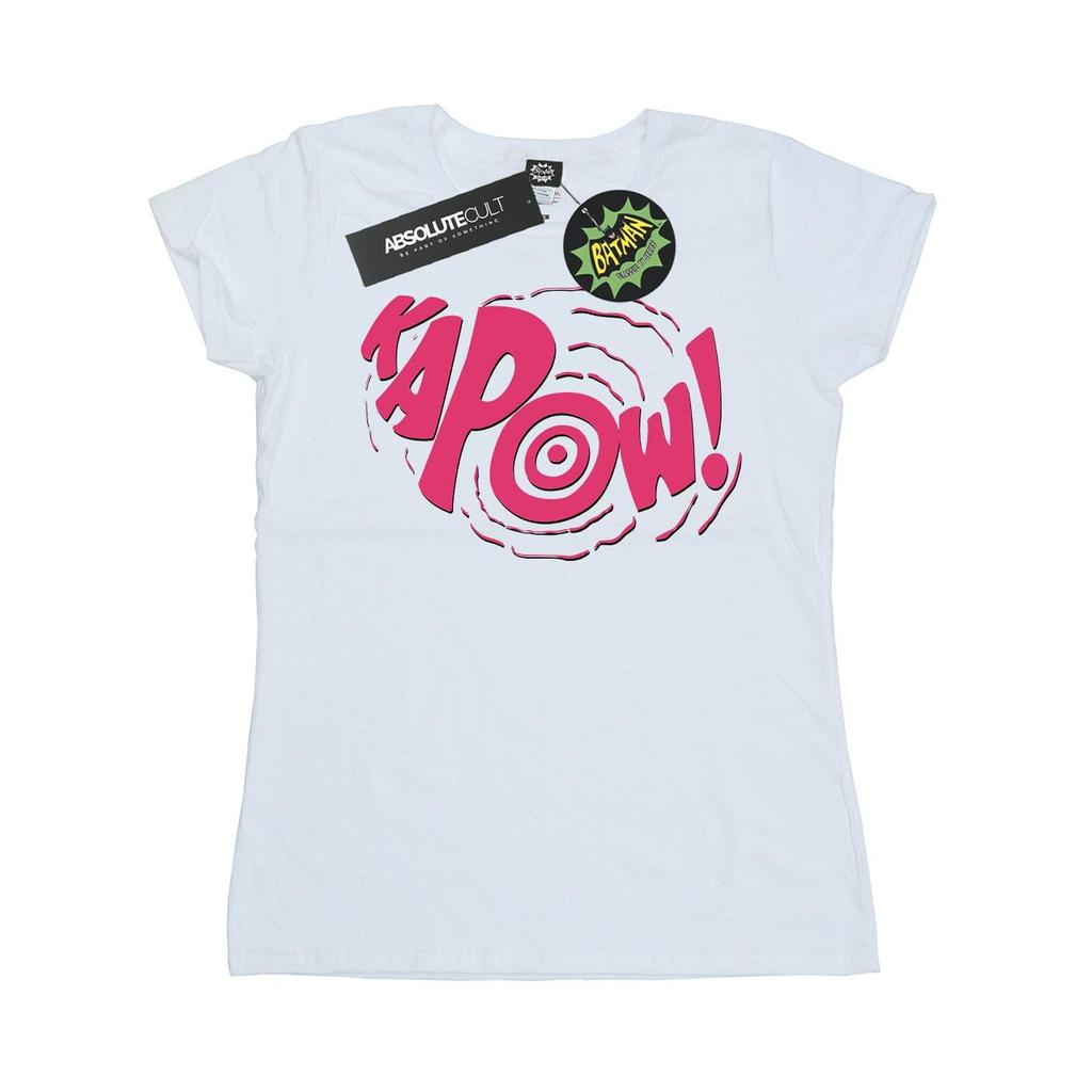 DC Comics Womens/Ladies Batman TV Series Kapow Cotton T-Shirt