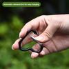 Aluminiumlegierung Outdoor Herzform Karabiner Schlüsselanhänger Clip Ringe Kletterclips Federkarabinerhaken Langlebiger Karabiner