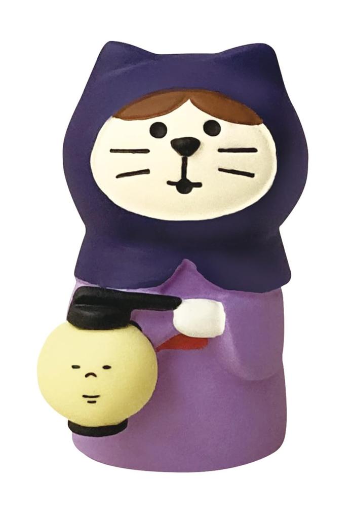 Decor Corporation Concombre Cat Hood Secret Size Approx. W2.8 D3 H4.4 ZTM-28015