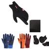 Versatile Black Waterproof And Windproof Touch Screen Gloves For Outdoor Sports