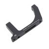 Bike Disc Brake Adapter Aluminium Alloy Black Mounting Bracket Converter Accessory for Road Bike